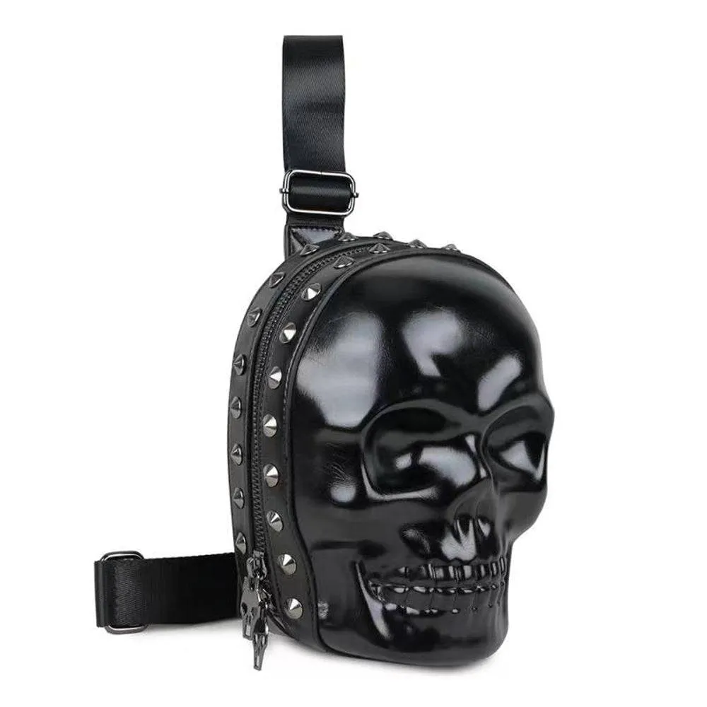 3D Backpack Unisex Skull Kreepsville Waist Chest Sling Bag