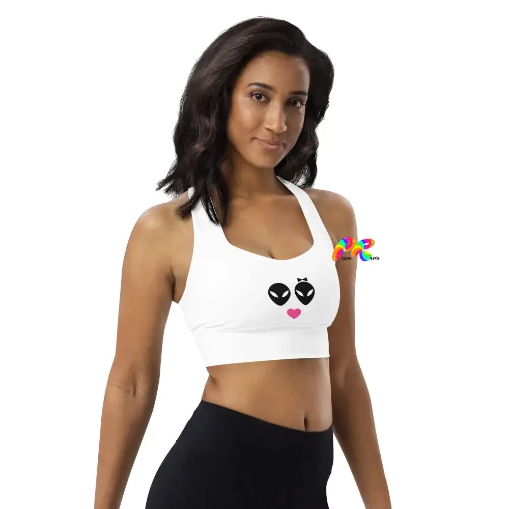 Alien Couple Longline Sports Bra