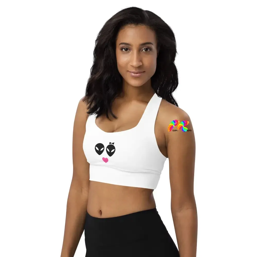 Alien Couple Longline Sports Bra