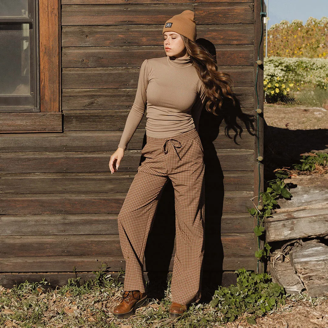 Audrey Trouser, Cinnamon Check