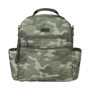 Baggallini Houston Convertible Backpack Tote Bag - Green Camo