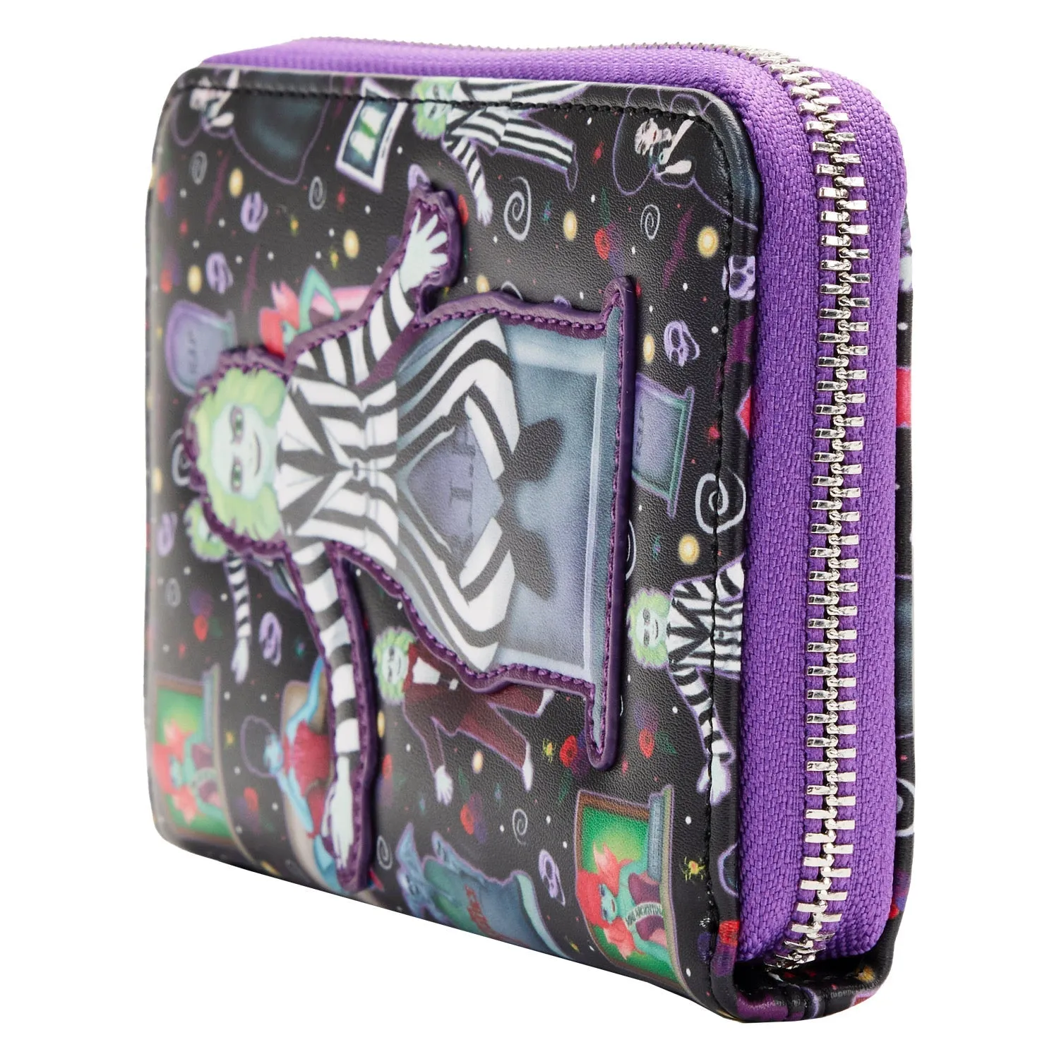 Beetlejuice Icons Zip Wallet