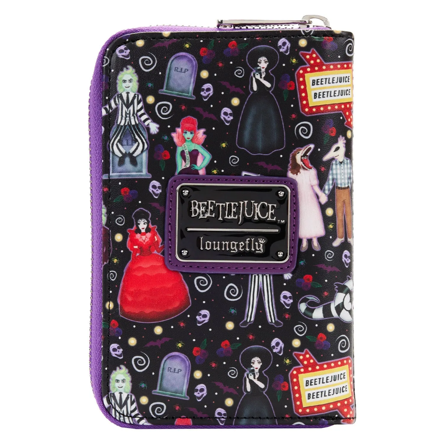 Beetlejuice Icons Zip Wallet