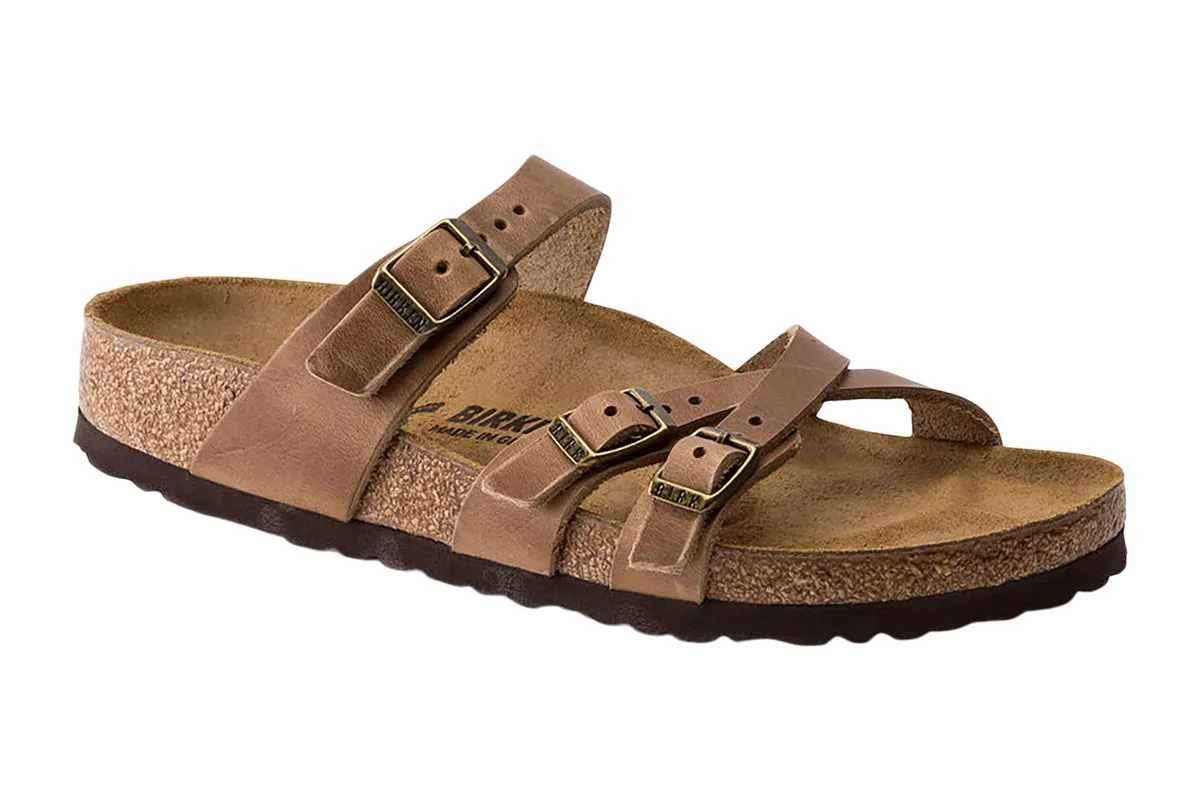 Birkenstock Franca R Tabacco Oiled Leather Womens