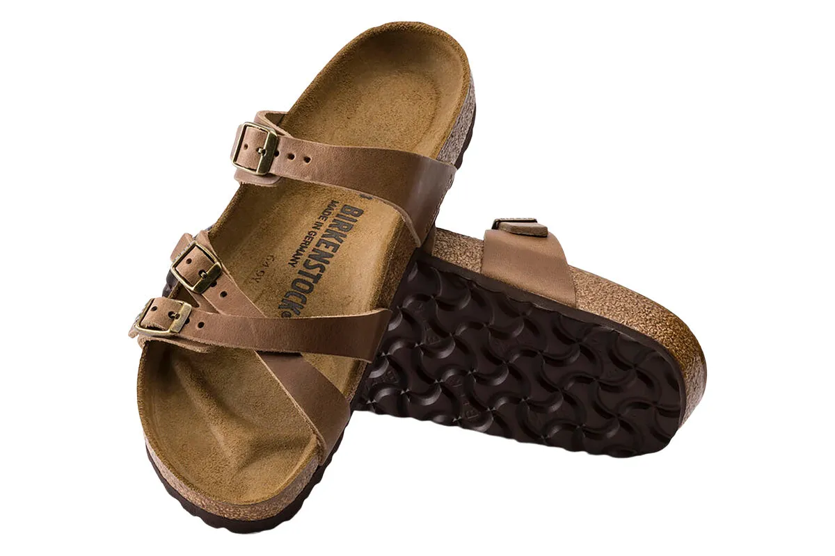 Birkenstock Franca R Tabacco Oiled Leather Womens