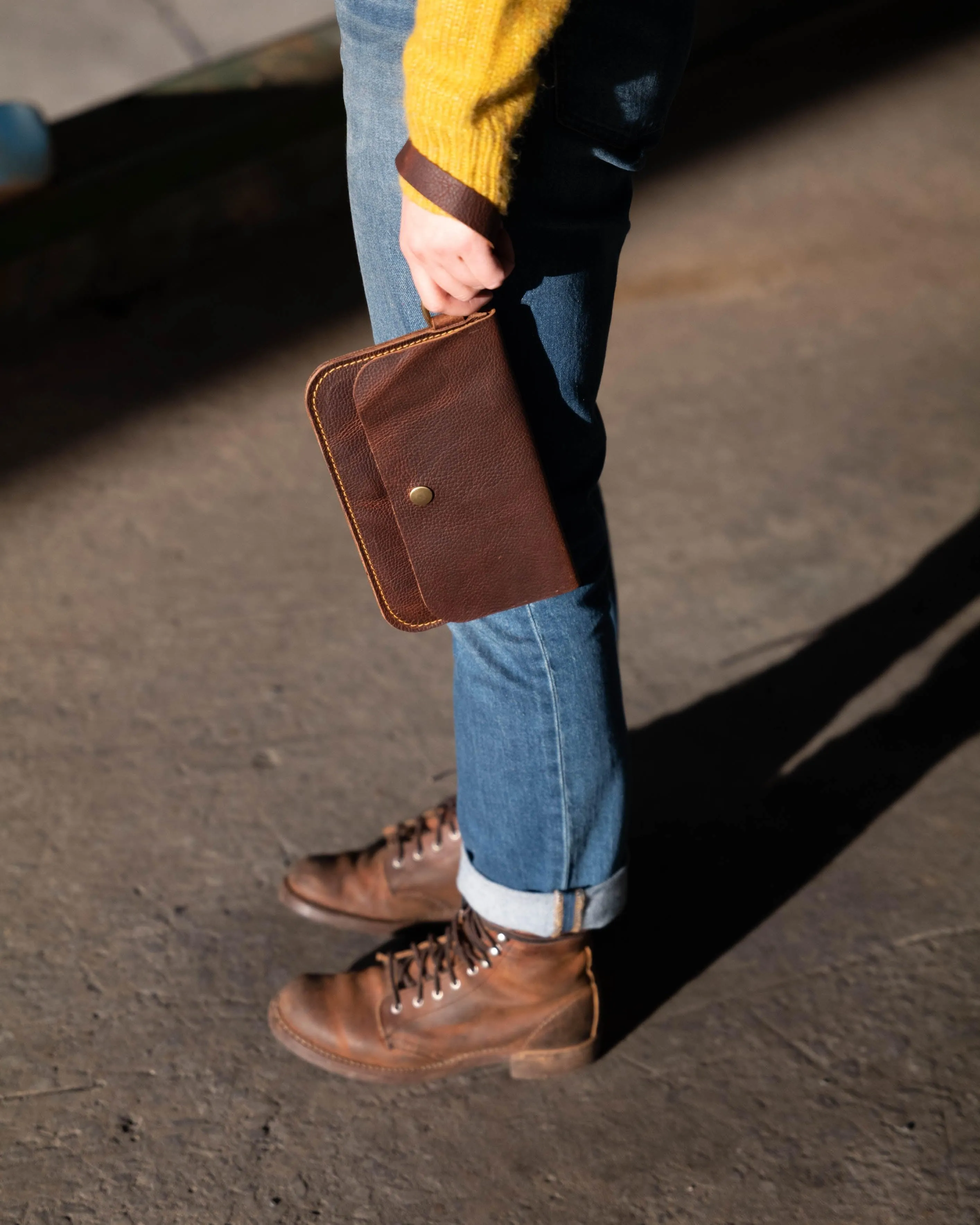 Black Kodiak Wristlet Clutch