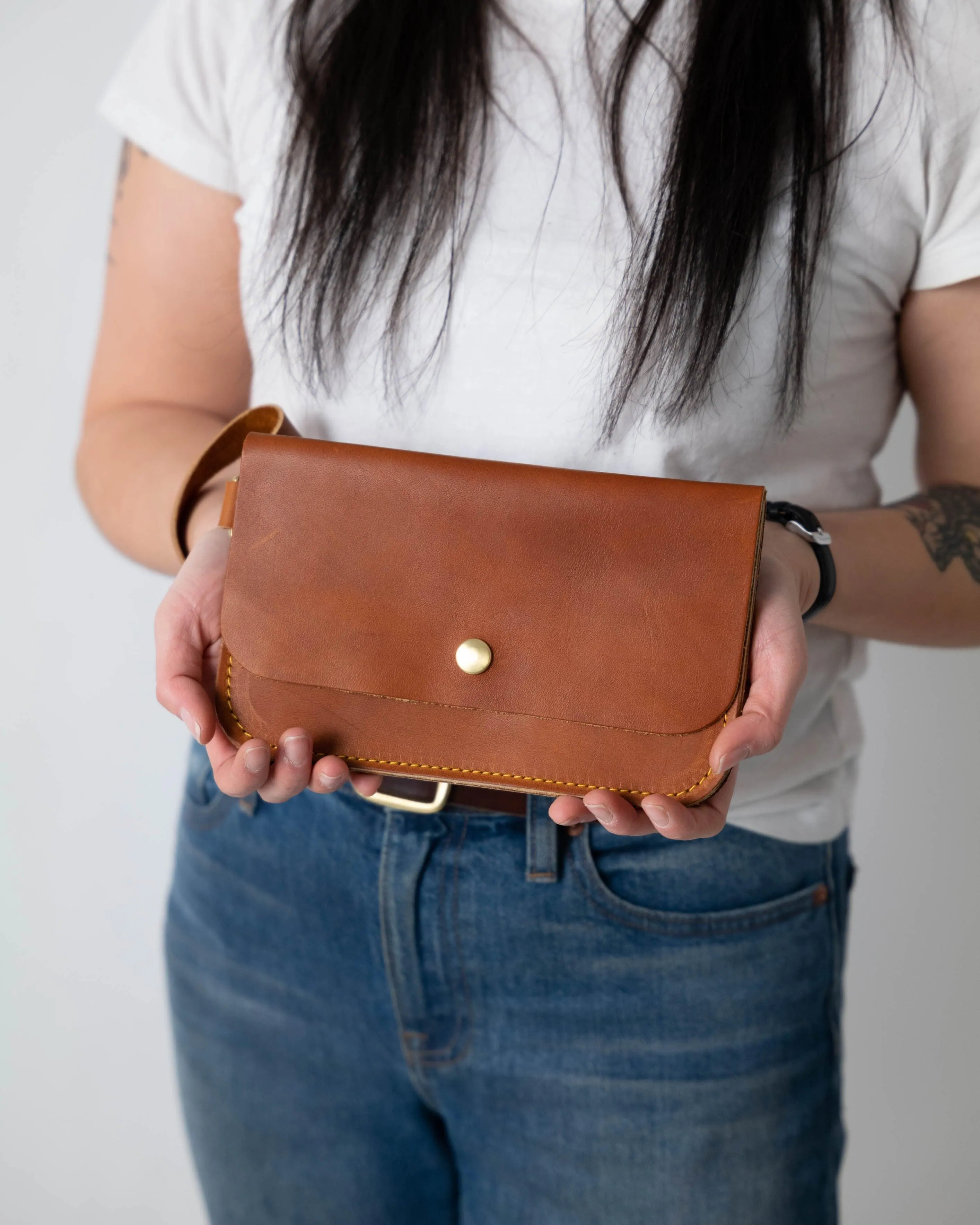 Black Kodiak Wristlet Clutch