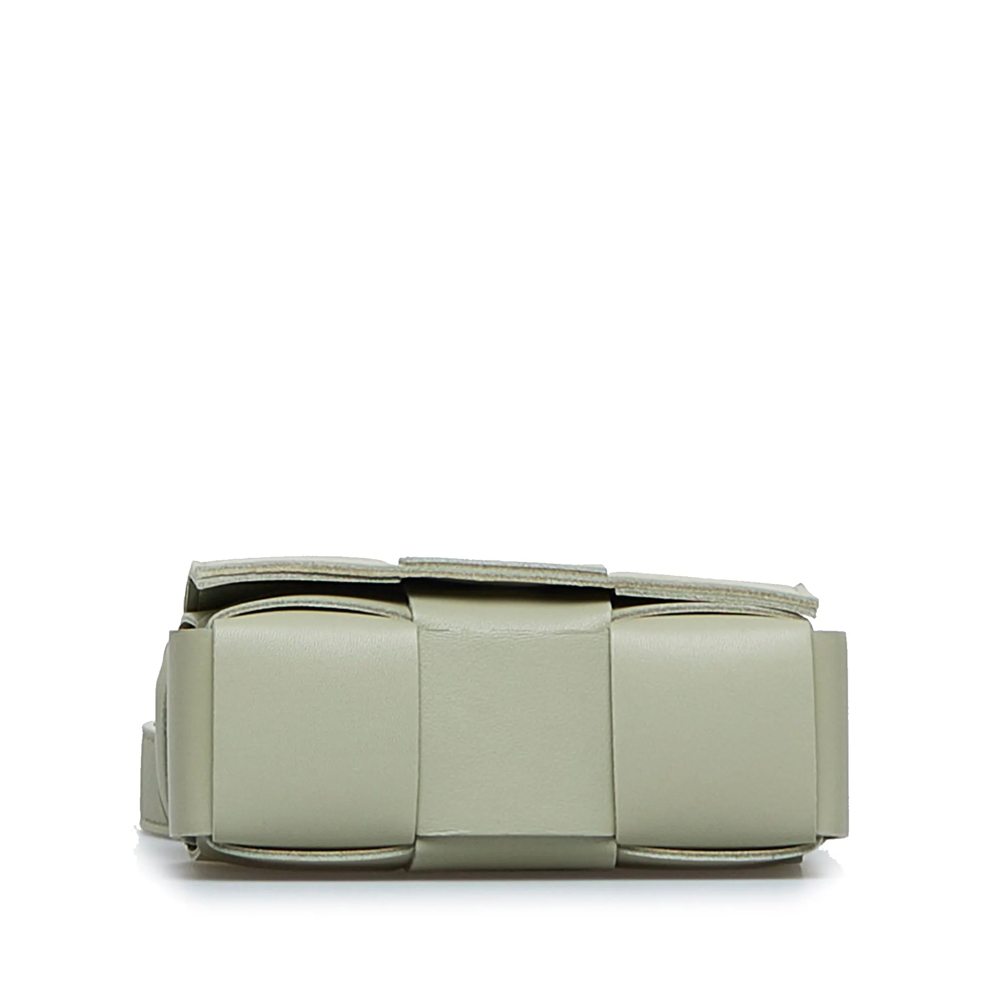 Bottega Veneta Cassette Mini Beige Intrecciato