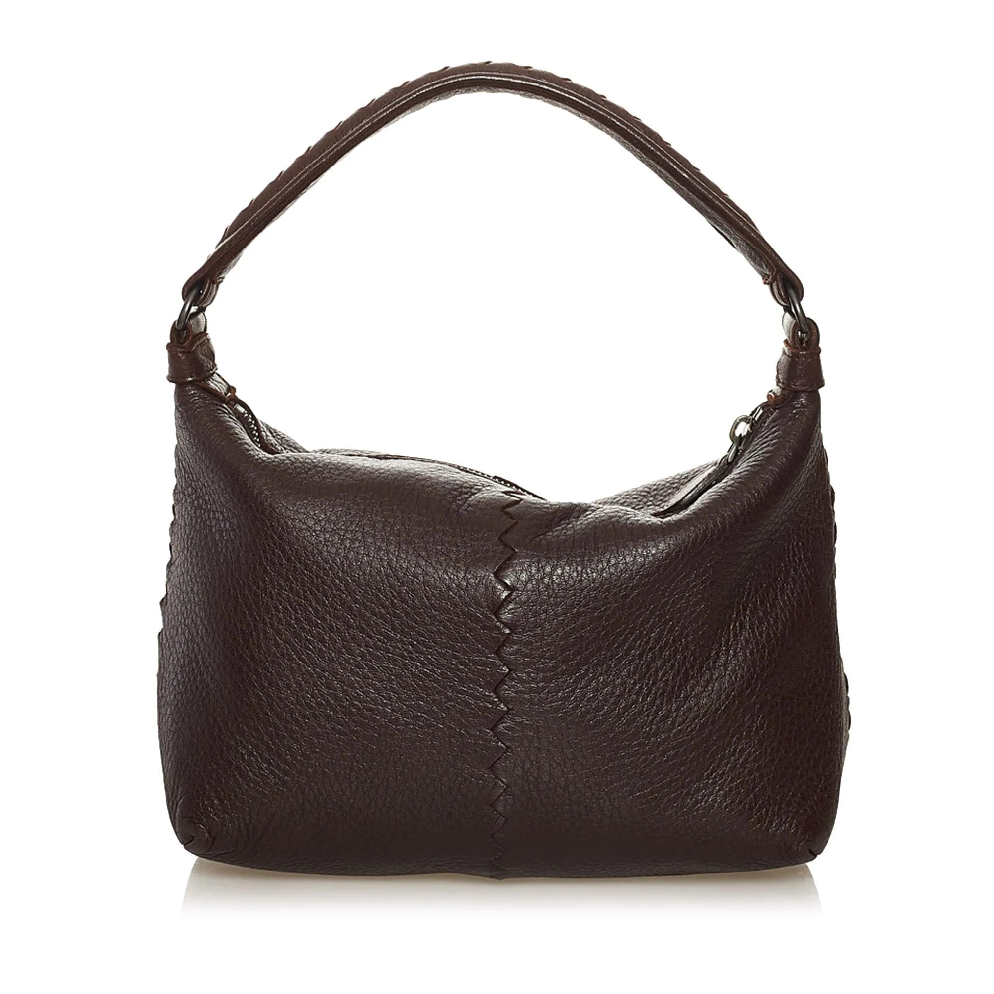 Bottega Veneta Cervo Leather Hobo Bag (SHG-34915)