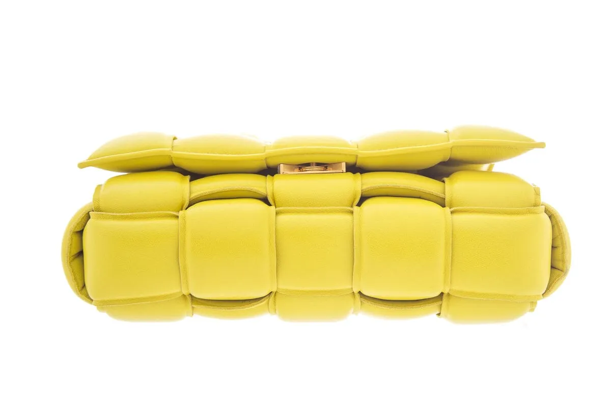 Bottega Veneta Citrine Cassette Handbag