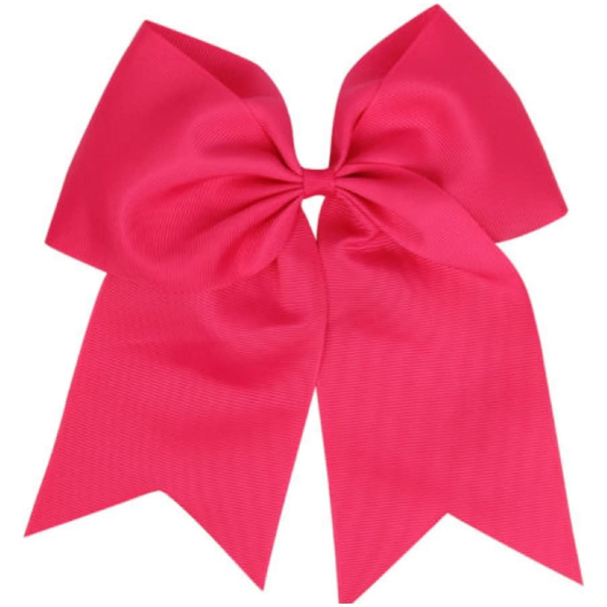 Breast Cancer Awareness Bows Pink Cheer Bow Large Hair Bow with Ponytail Holder Cheerleader Ponyholders Cheerleading Softball Accessories