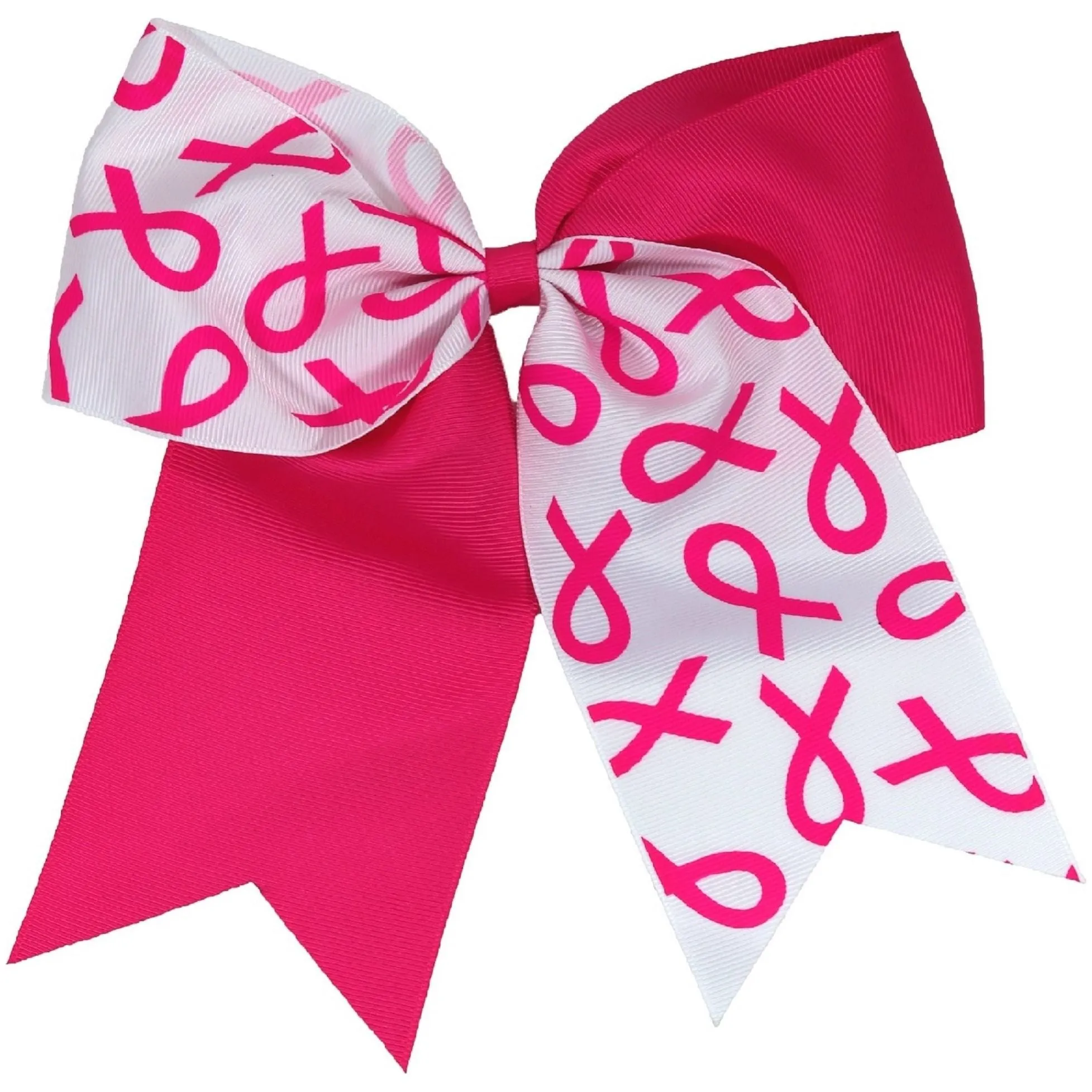 Breast Cancer Awareness Bows Pink Cheer Bow