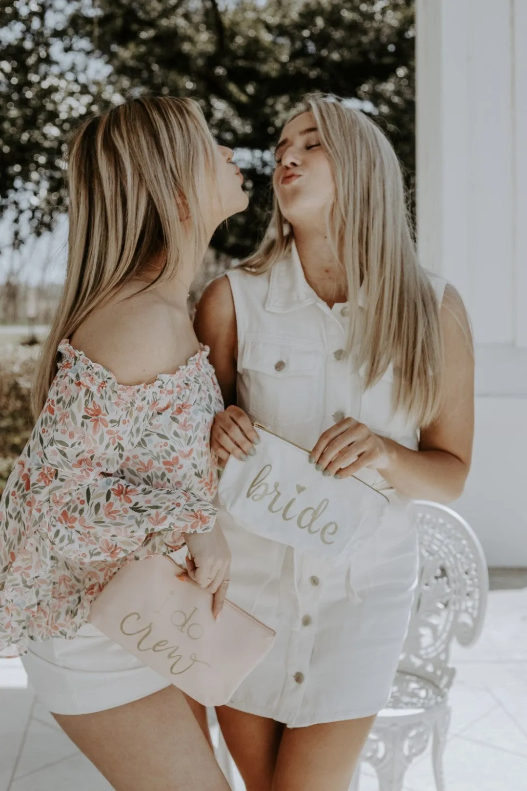 Bride White Makeup Bag