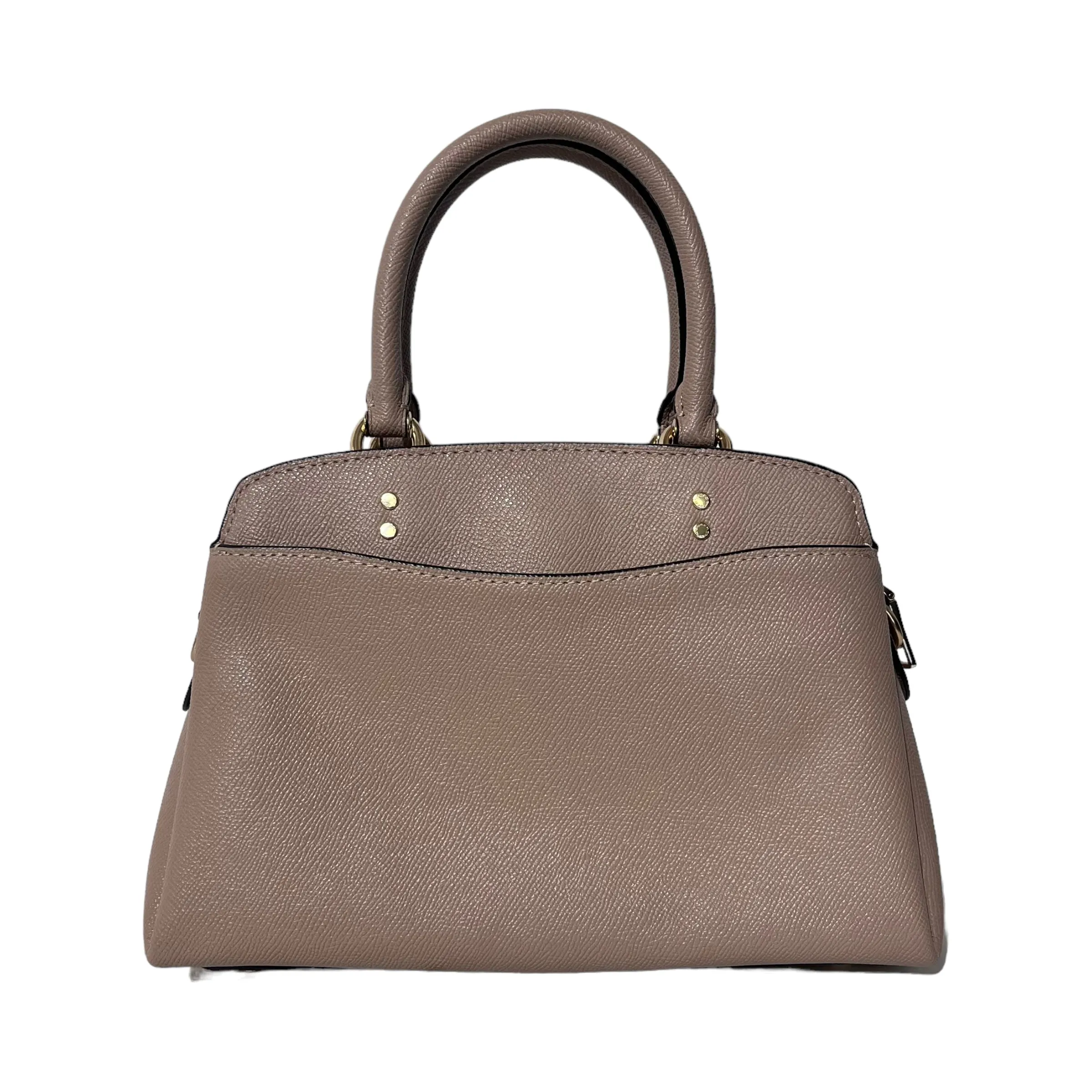 Brown Top Handle Small Bag