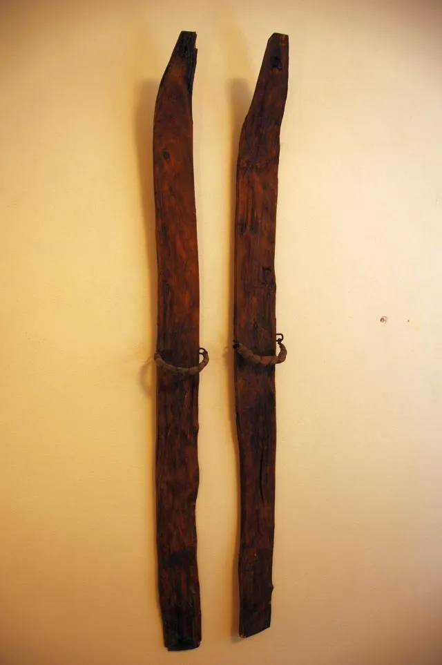 c. 1790's Childrens Wooden Skis