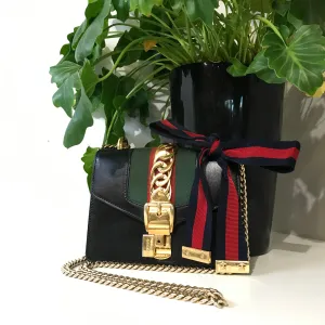 Calfskin Mini Sylvie Chain Shoulder Bag