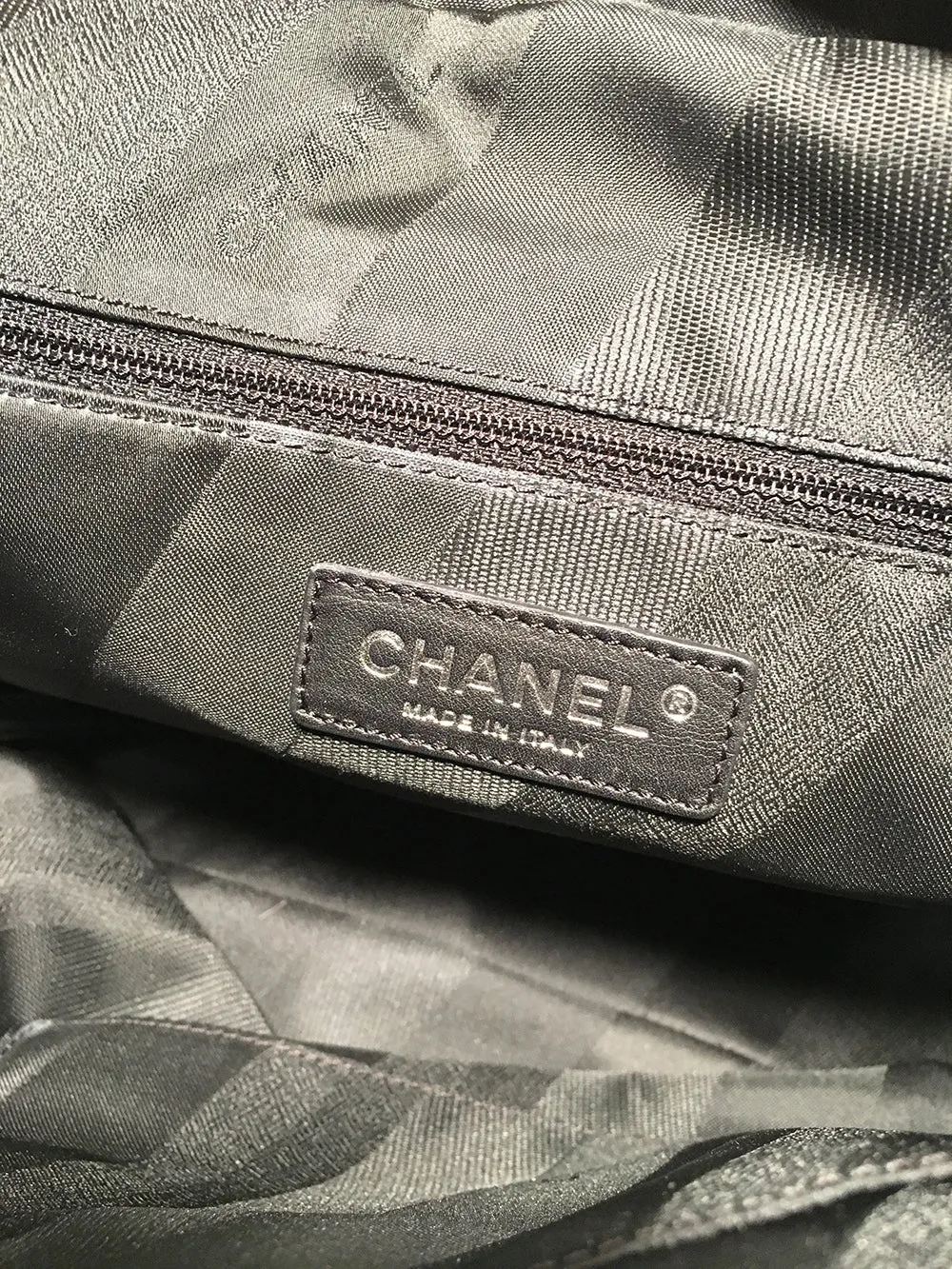 Chanel Black and Grey Portobello Tote