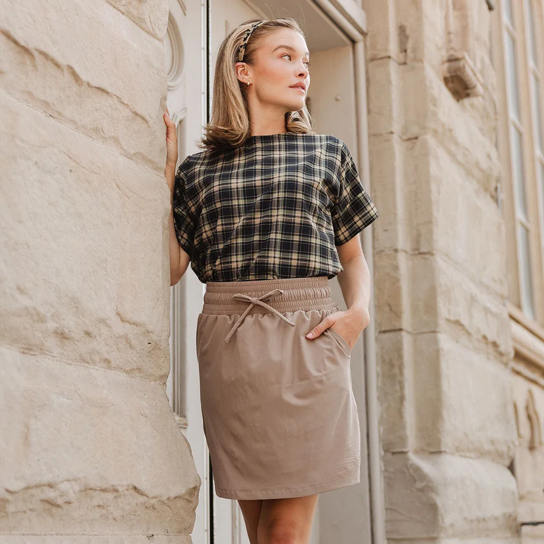 Cher Skirt, Chestnut