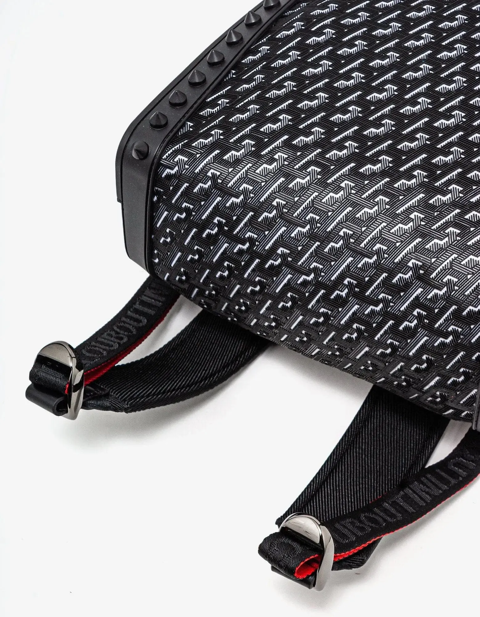 Christian Louboutin Backparis Small Black Techno CL Backpack -