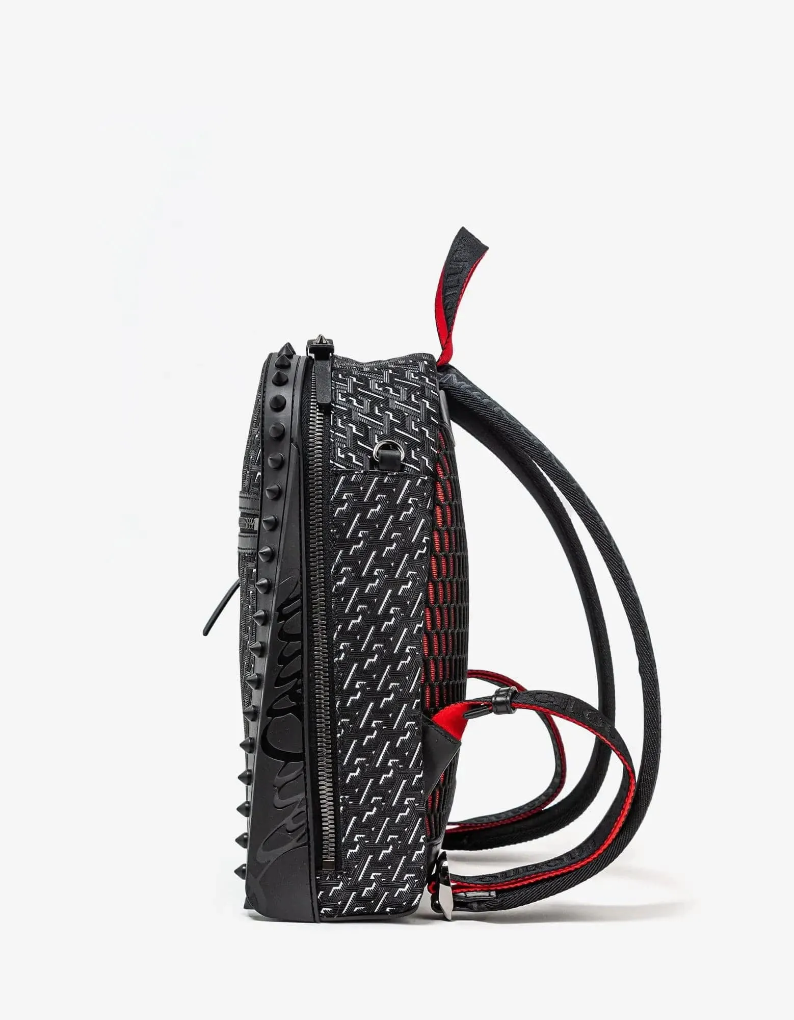 Christian Louboutin Backparis Small Black Techno CL Backpack -