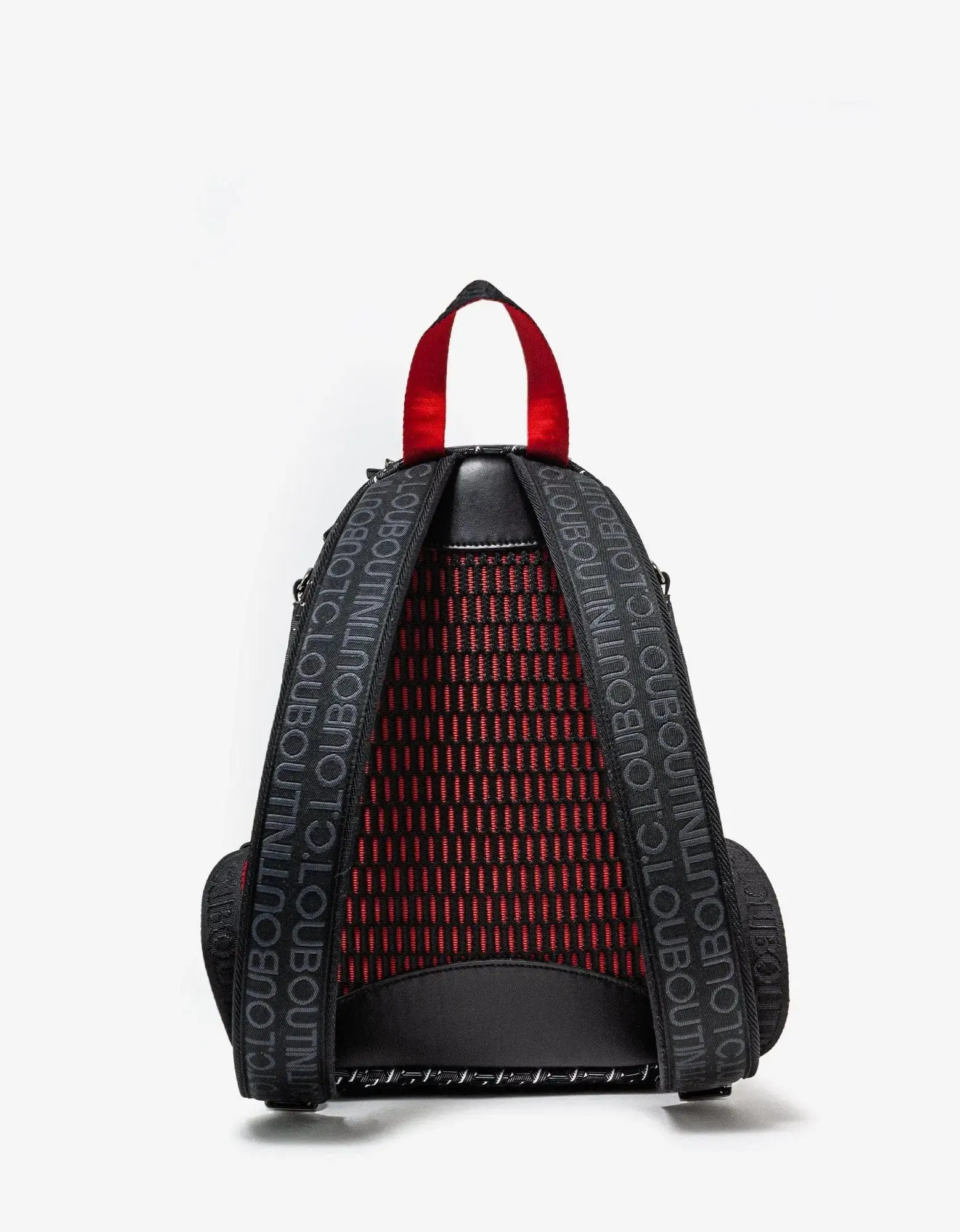 Christian Louboutin Backparis Small Black Techno CL Backpack -