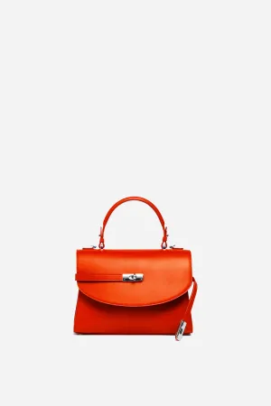 Classic New Yorker Bag in Greenwich Mandarin Orange - Silver Hardware