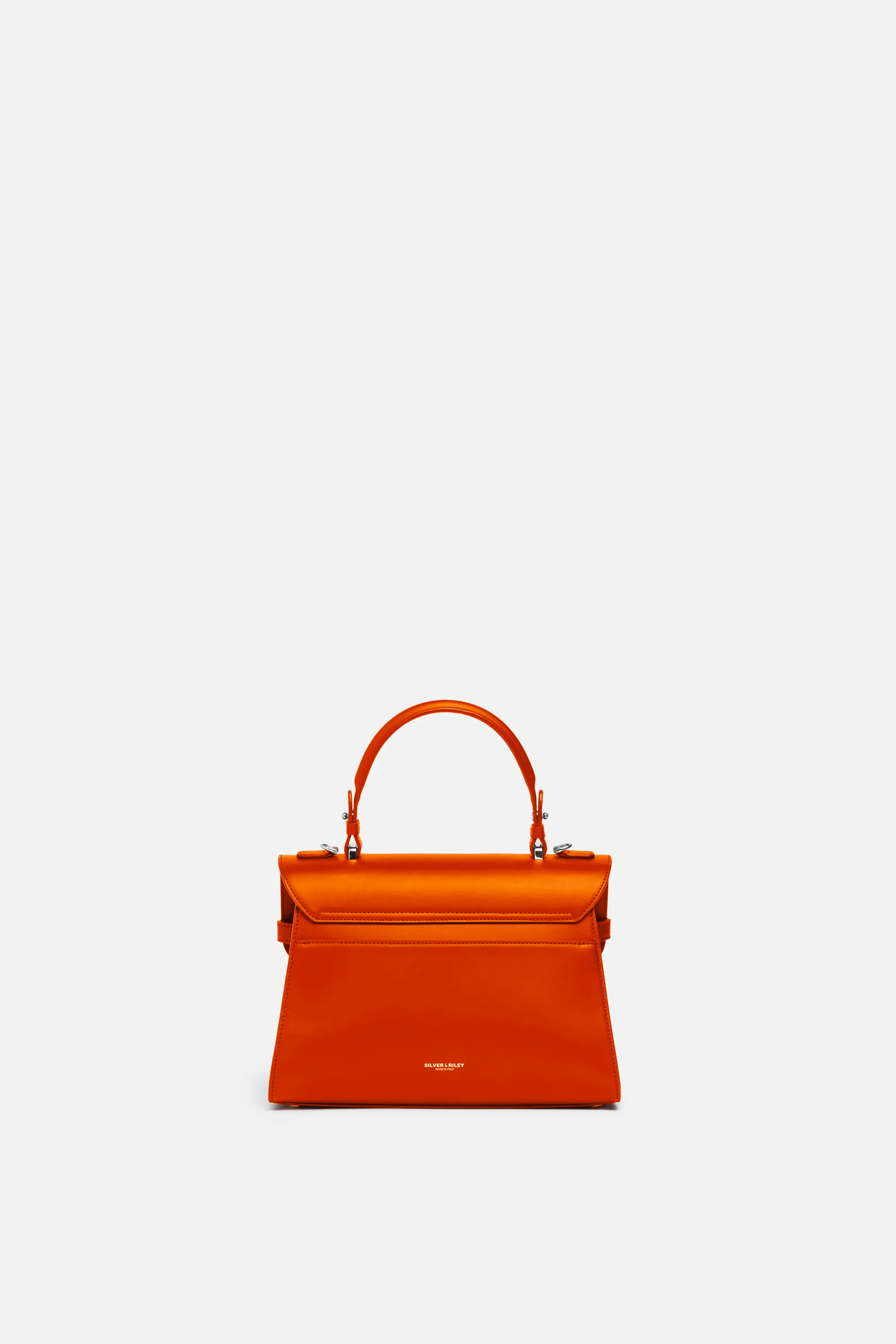 Classic New Yorker Bag in Greenwich Mandarin Orange - Silver Hardware