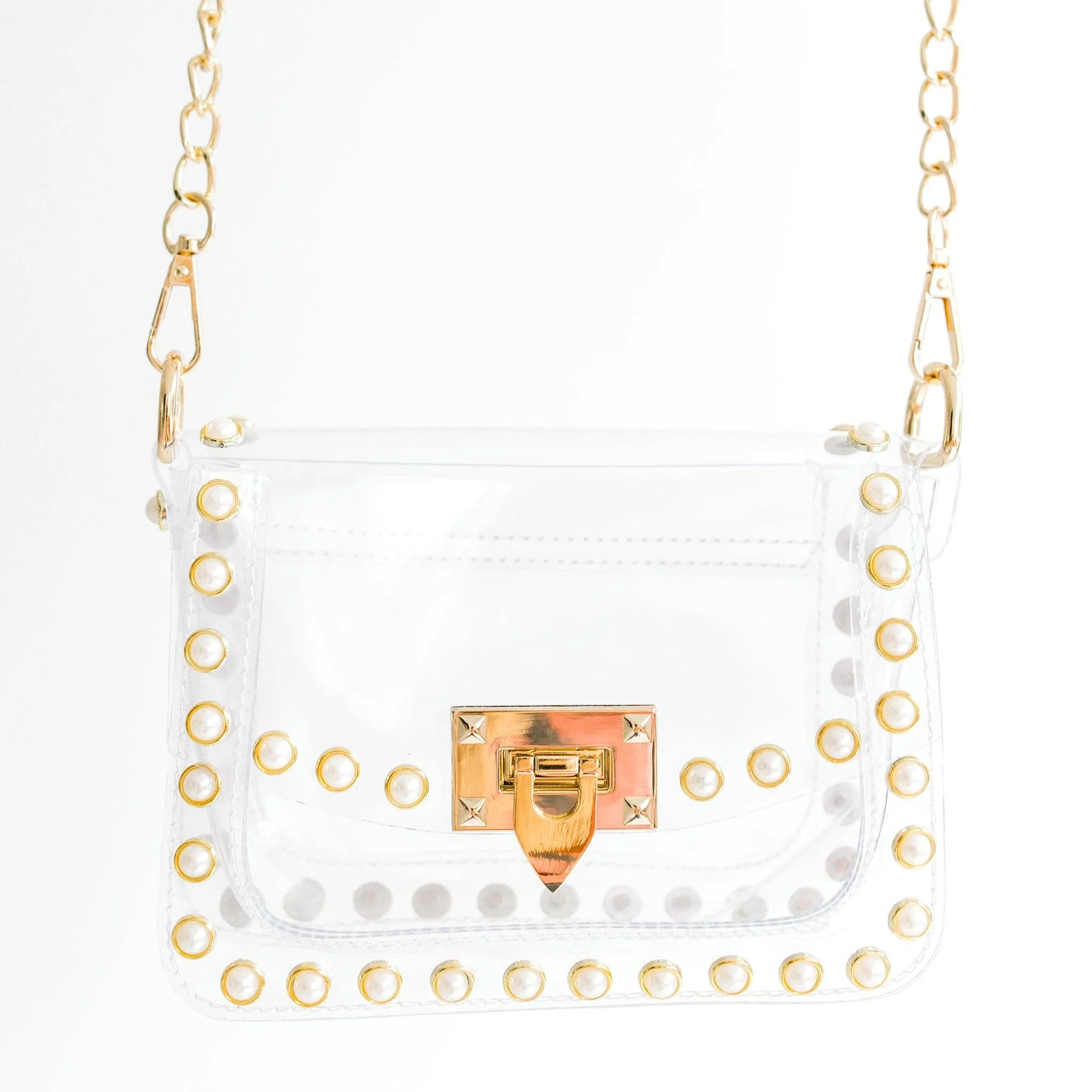 Clearly Handbags - The Jackie in Pearl 