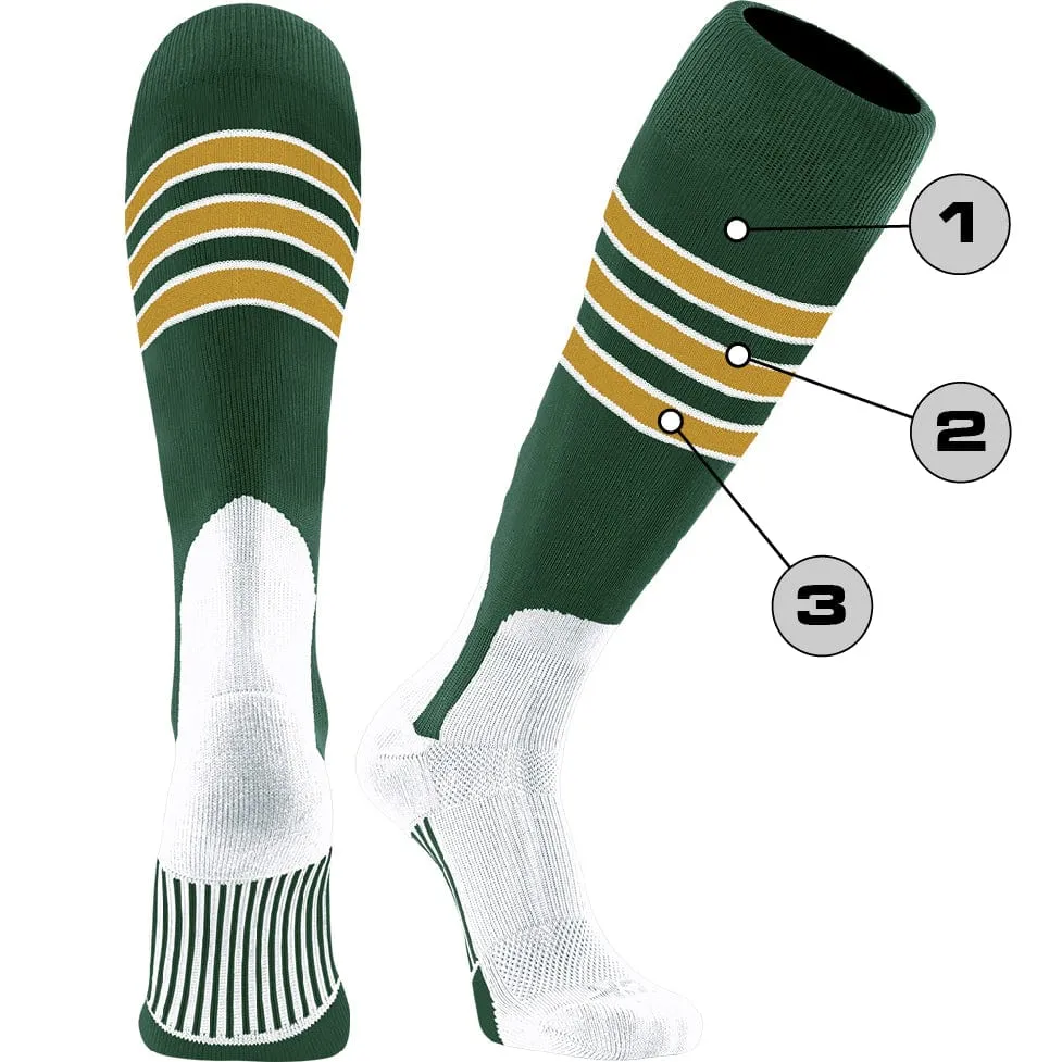 Custom Dugout Baseball Stirrup Socks - Pattern D