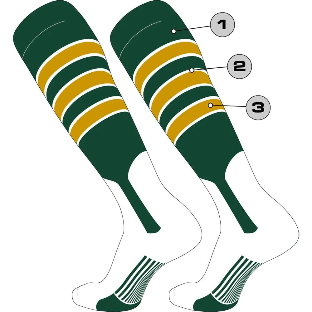 Custom Dugout Baseball Stirrup Socks - Pattern D