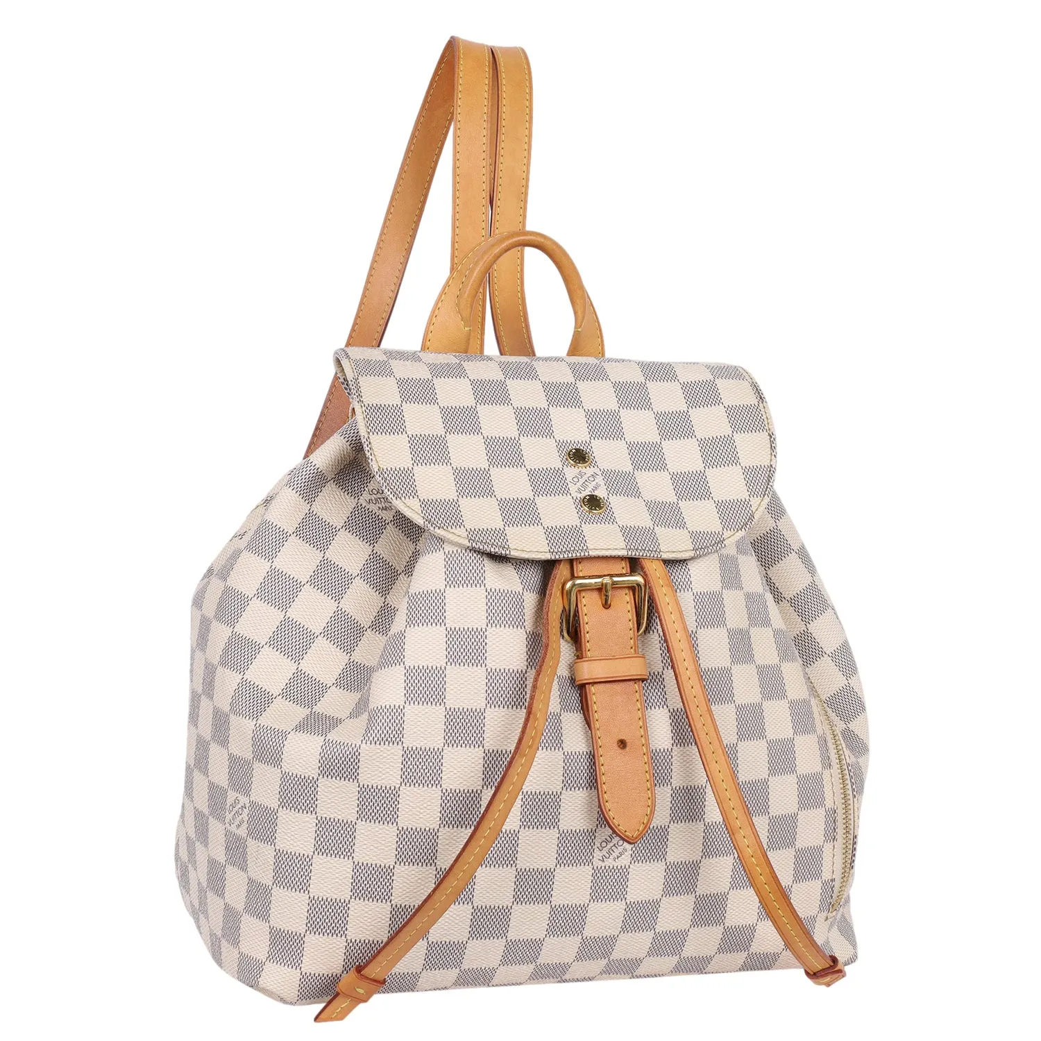 Damier Azur Sperone Backpack (Authentic Pre-owned)