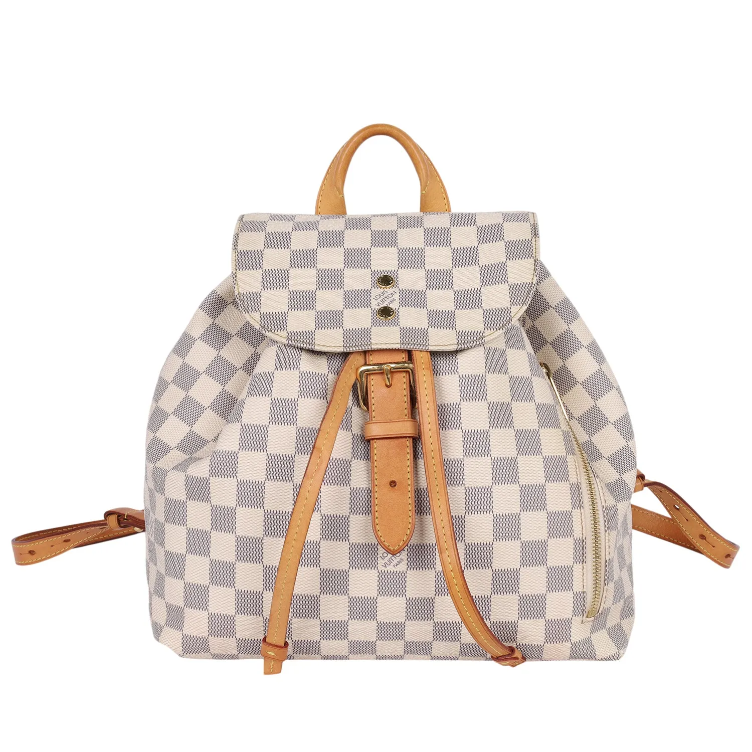 Damier Azur Sperone Backpack (Authentic Pre-owned)