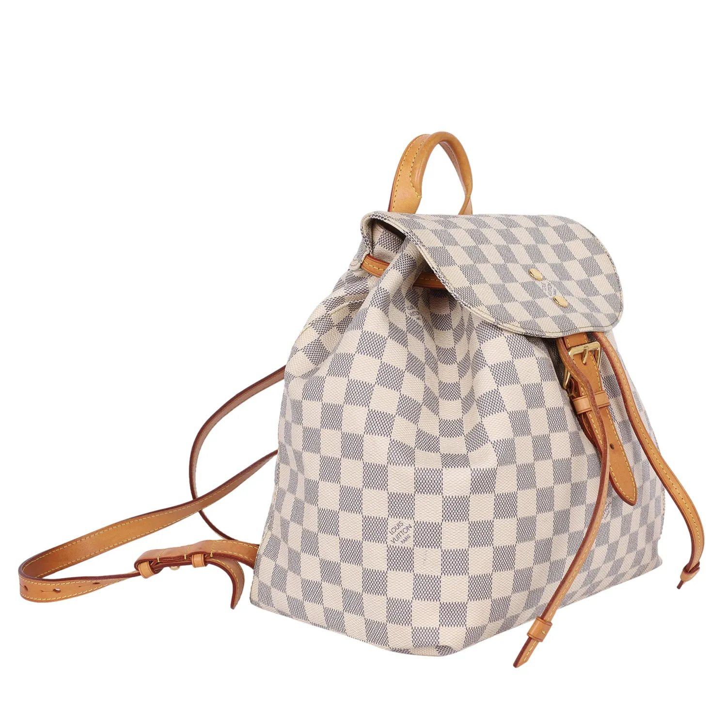 Damier Azur Sperone Backpack (Authentic Pre-owned)