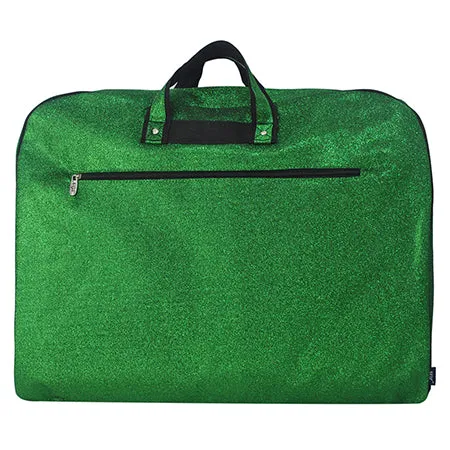 Green Glitter Gymnastics Competition Garment Bag and Cheer Dance Garment Bags