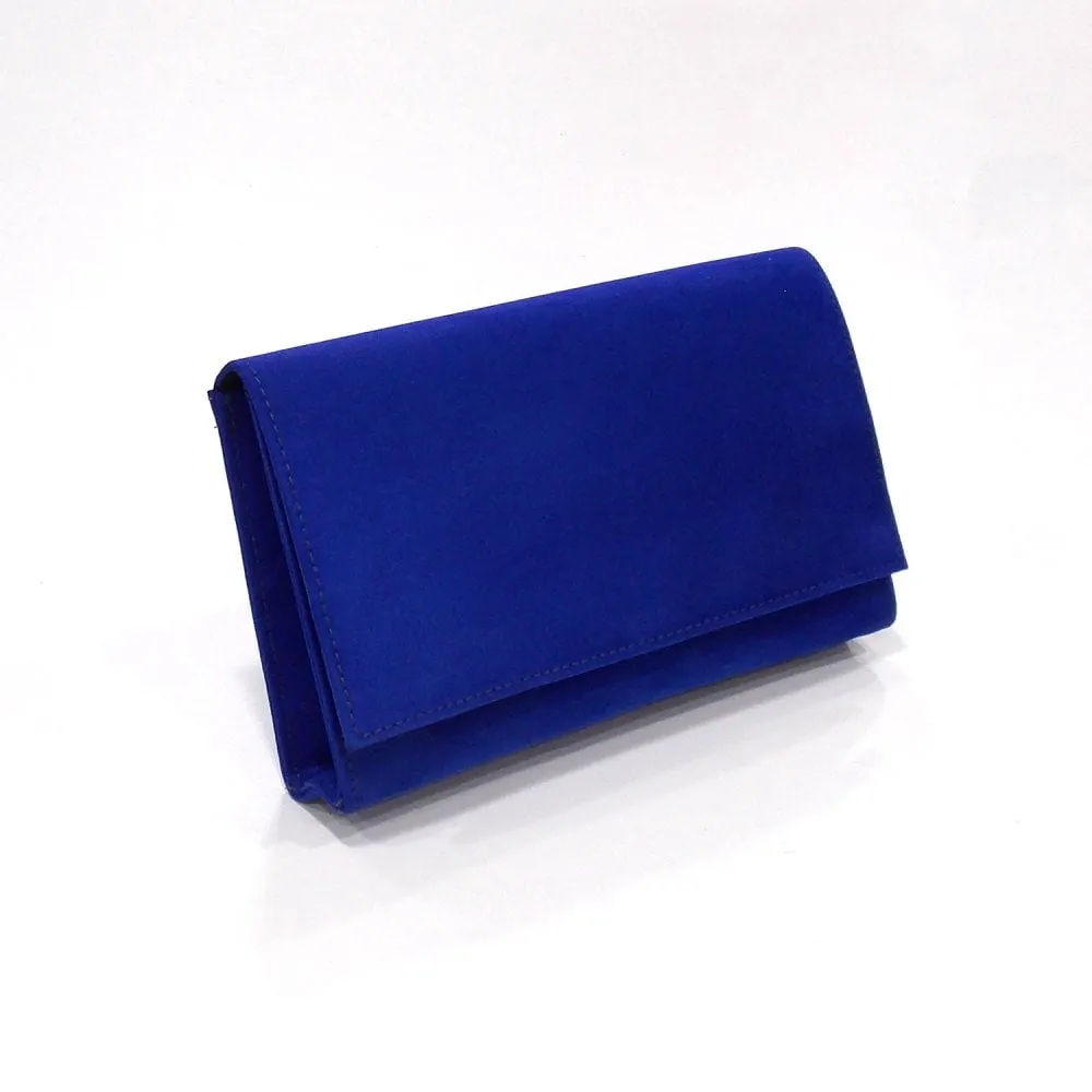 HB Jasmine Cobalt Blue Suedette Bag