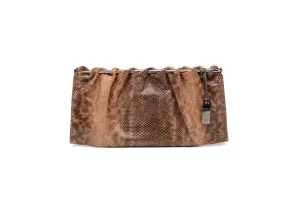 Iconic Tom Ford for Gucci - Multi Dusty Rose and Brown Lizard Skin Clutch - One Size