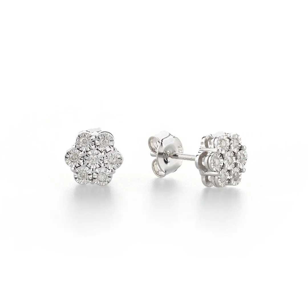 Illusion Daisy Studs