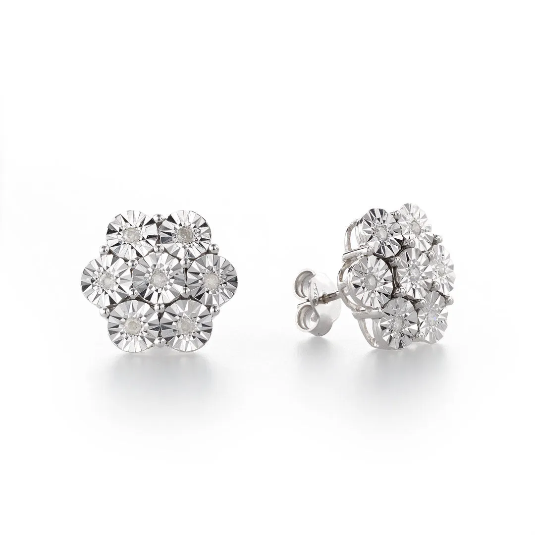 Illusion Daisy Studs