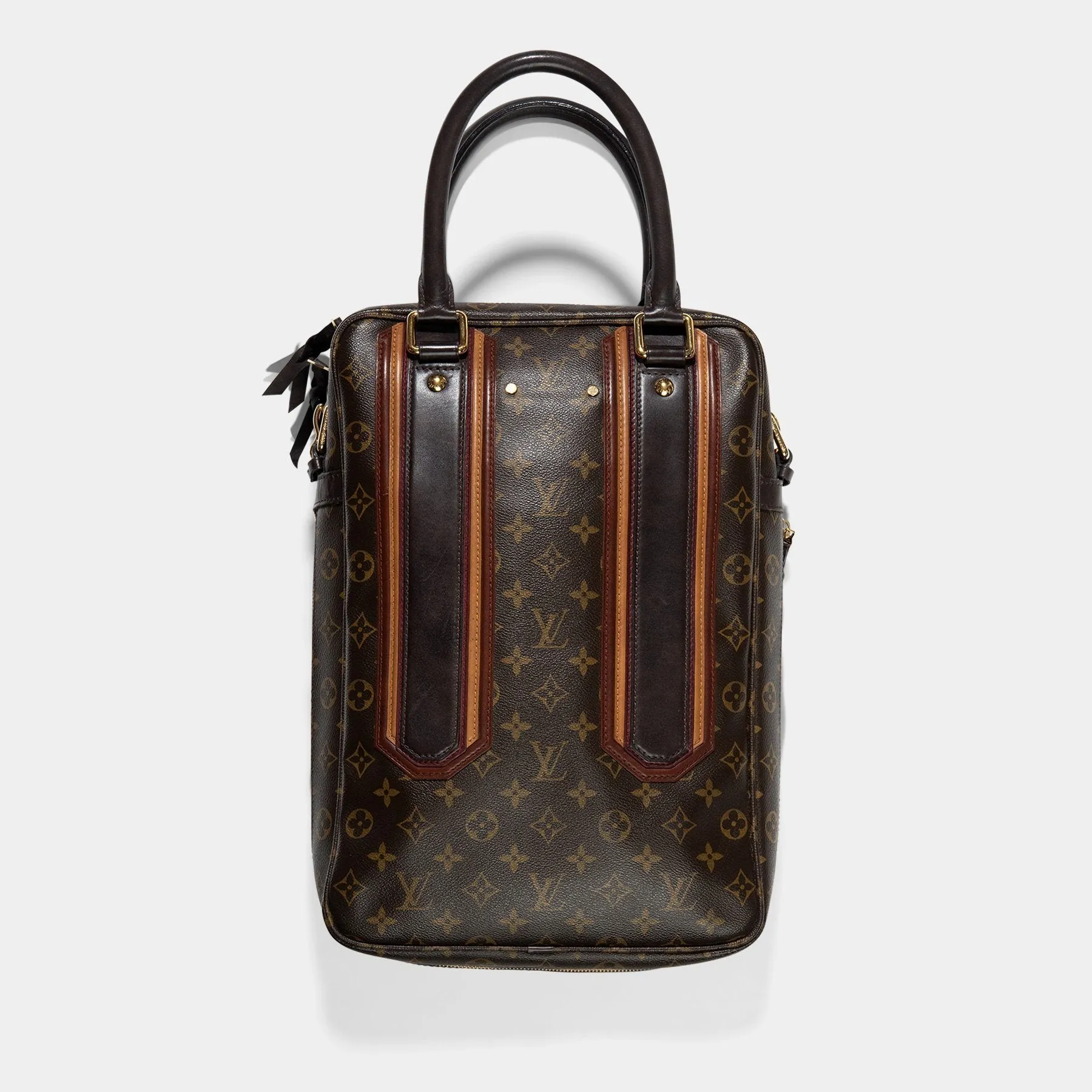 Louis Vuitton Monogram Bequia Porte Document Vertical Bag