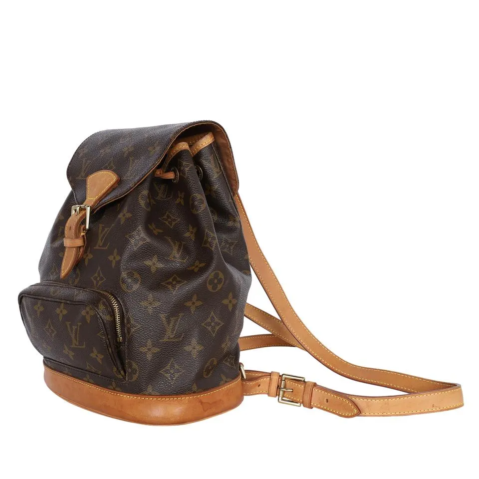 Monogram Canvas Montsouris Backpack MM (Authentic Pre-Owned)