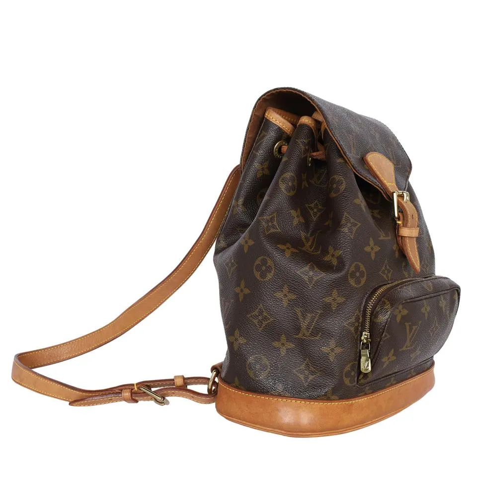 Monogram Canvas Montsouris Backpack MM (Authentic Pre-Owned)