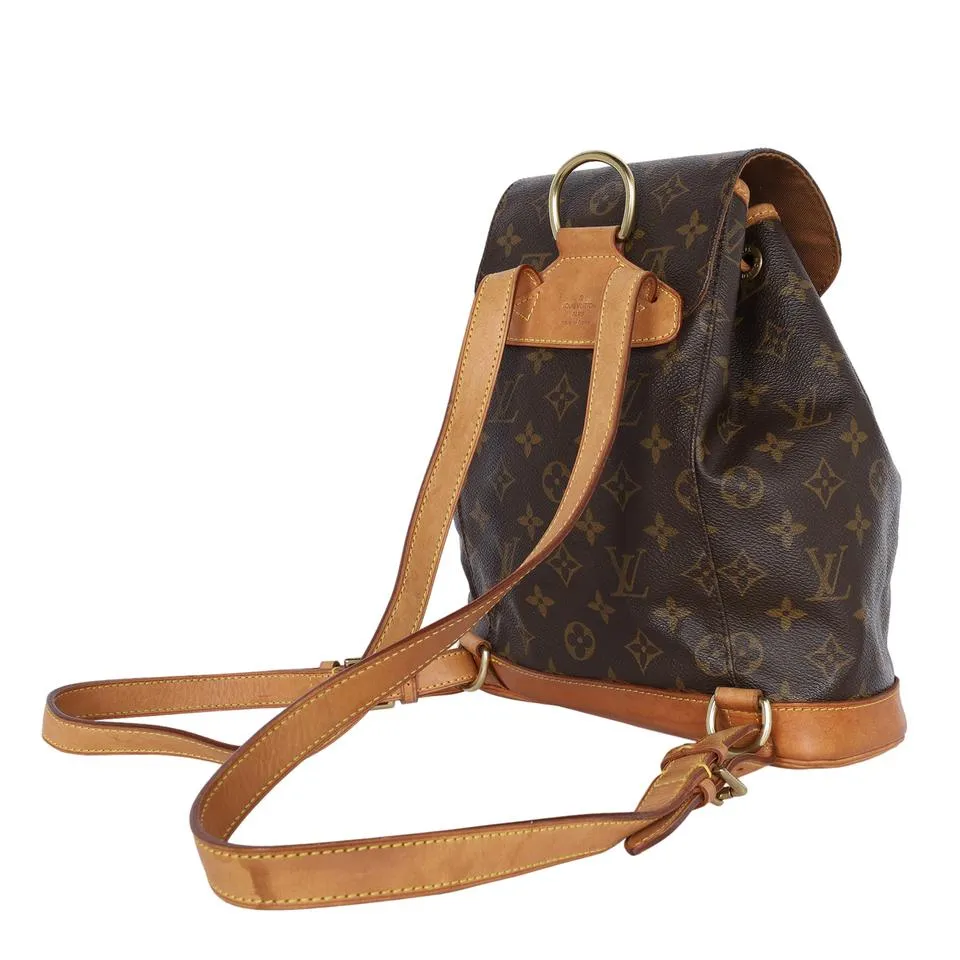 Monogram Canvas Montsouris Backpack MM (Authentic Pre-Owned)