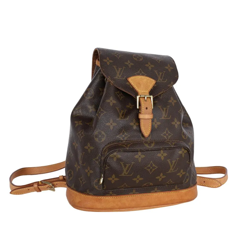 Monogram Canvas Montsouris Backpack MM (Authentic Pre-Owned)