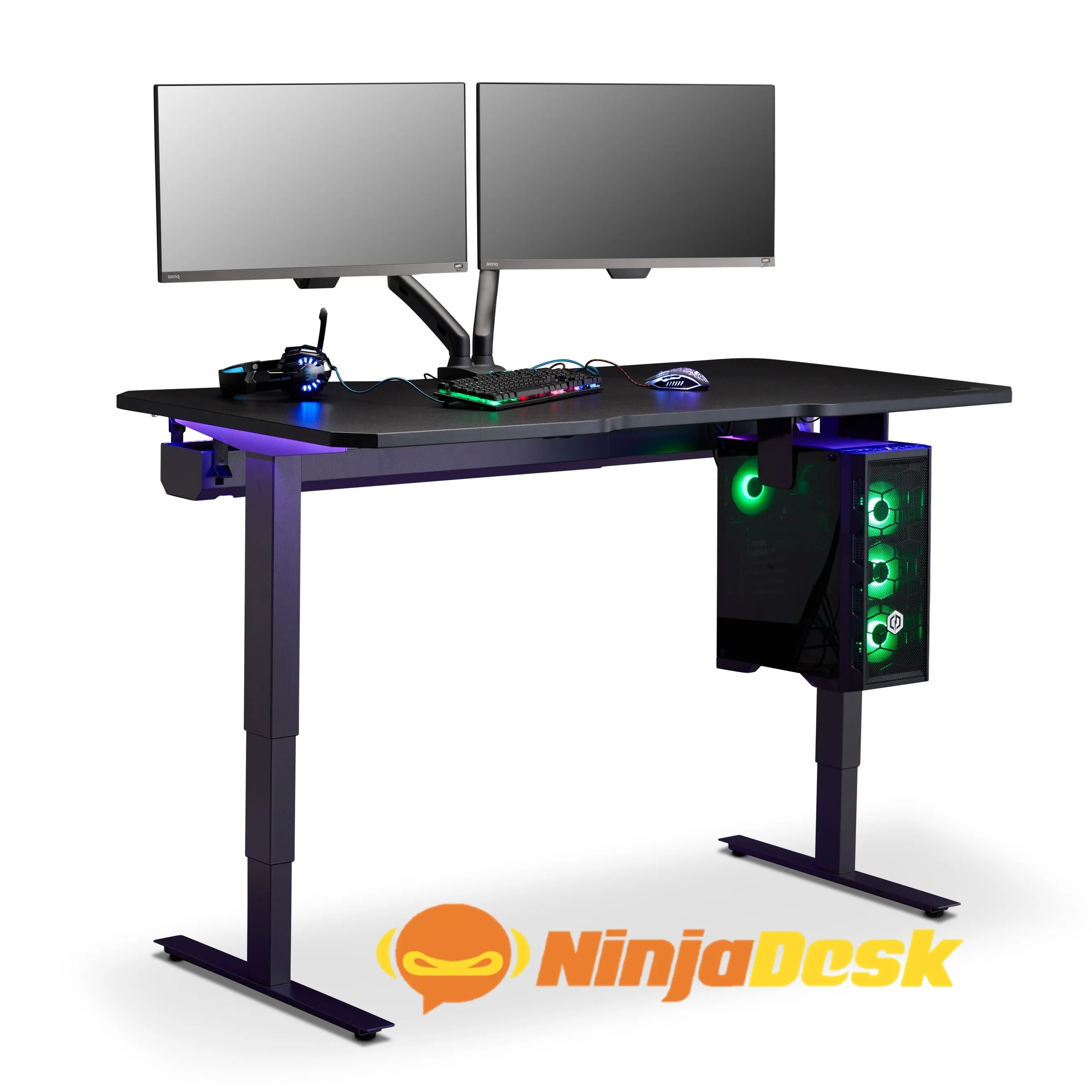 NINJA Professional Extreme Height Adjustable Gaming Desk