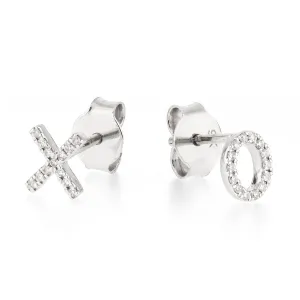 Noughts & Kisses Studs