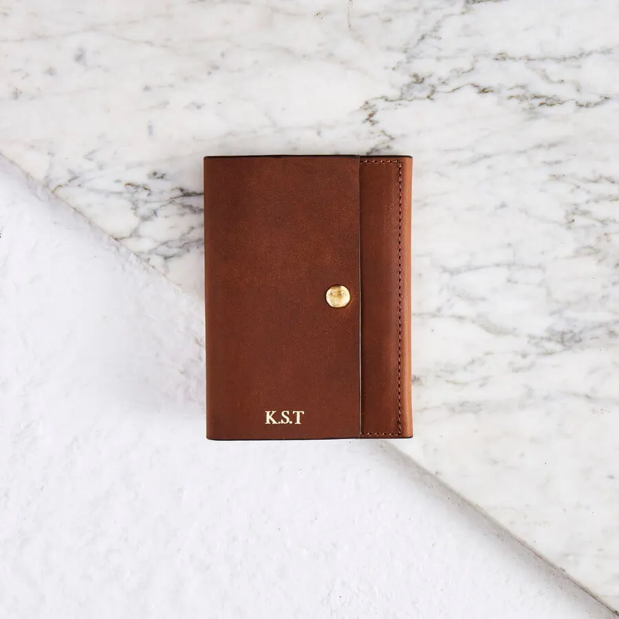 Personalised Leather Passport Holder