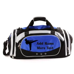 Personalized Deluxe Sports Duffel Bag for Kids and Adults - Martial Arts Female