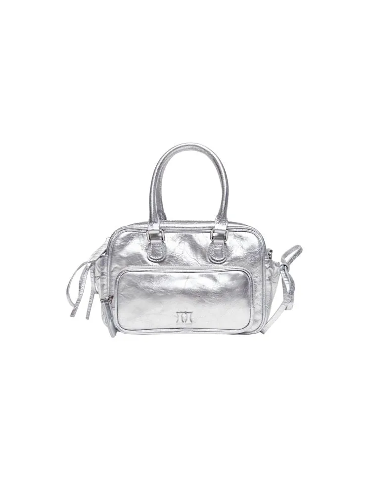 Silver shoulder bag【s0000008586】