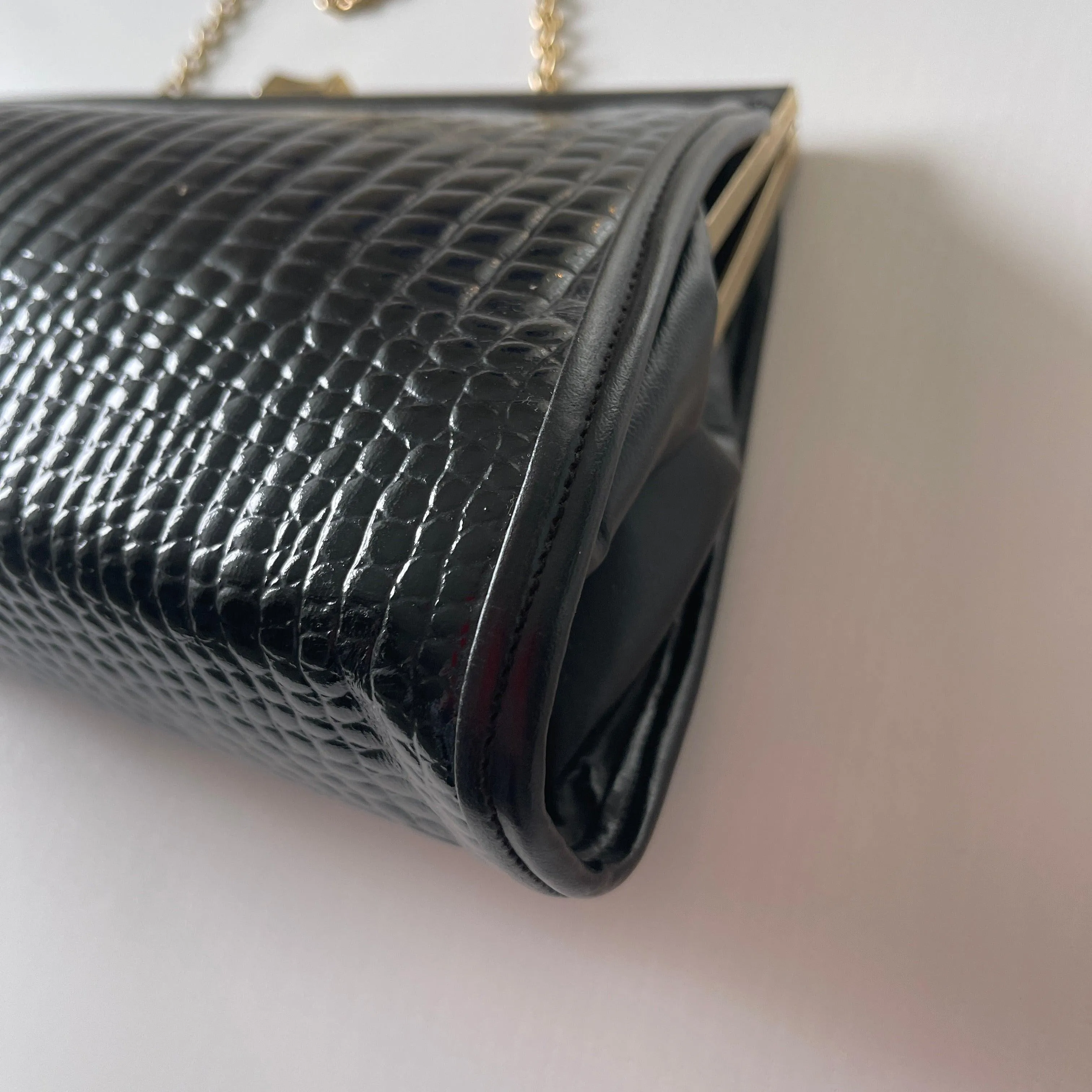 VINTAGE Vegan Leather Clutch